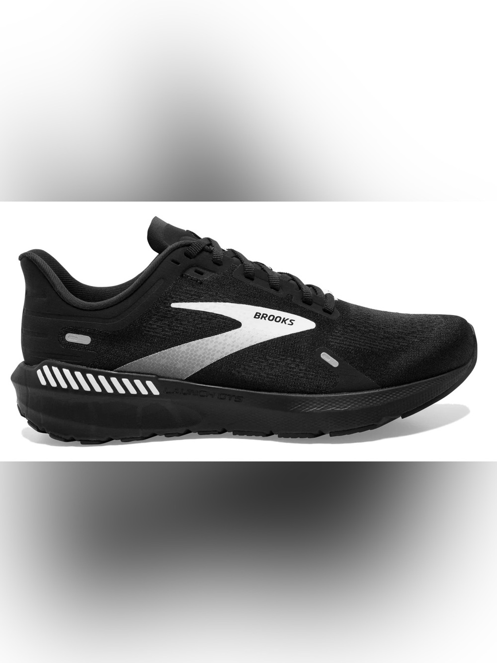 Brooks Men's Black and Silver Athletic Running Shoes